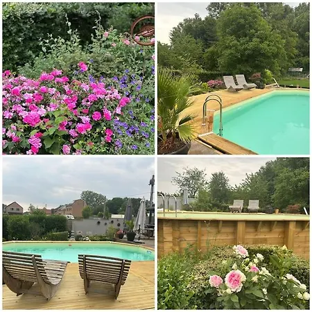 Lumineux Et Chaleureux Avec Piscine Estivale Vakantiehuis Ramillies